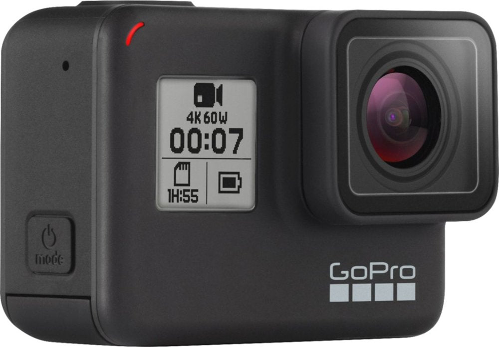GoPro HERO7 Black 4K Waterproof Action Camera (Black) - Refurbished