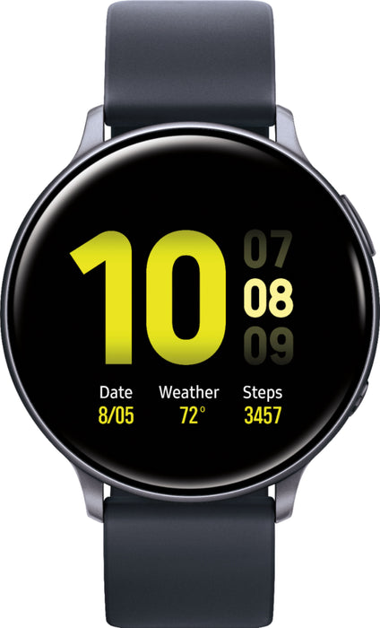 Samsung Galaxy Watch Active 2 Smartwatch 44mm Aluminum (Aqua Black) - Refurbished