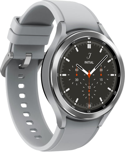 Samsung Galaxy Watch 4 Classic Stainless Steel Smartwatch 46mm BT (Silver) - Refurbished