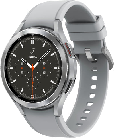 Samsung Galaxy Watch 4 Classic Stainless Steel Smartwatch 46mm BT (Silver) - Refurbished