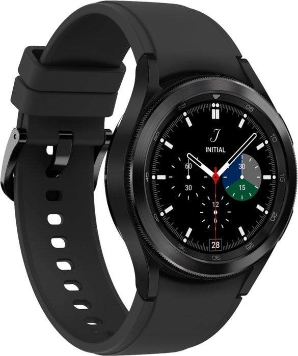 Samsung Galaxy Watch 4 Classic Stainless Steel Smartwatch 42mm LTE (Black) - Refurbished