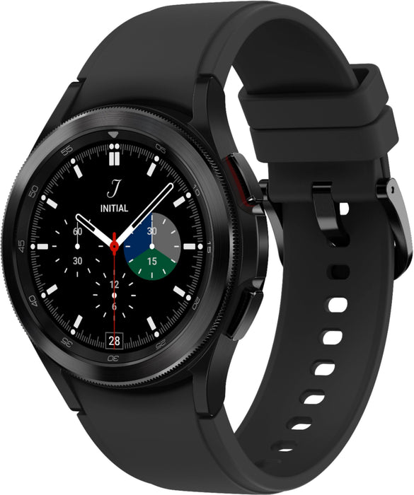 Samsung Galaxy Watch 4 Classic Stainless Steel Smartwatch 42mm LTE (Black) - Refurbished
