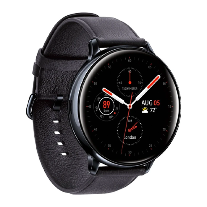 Samsung Galaxy Watch Active 2 Smartwatch 44mm Stainless Steel LTE (Black) - Refurbished
