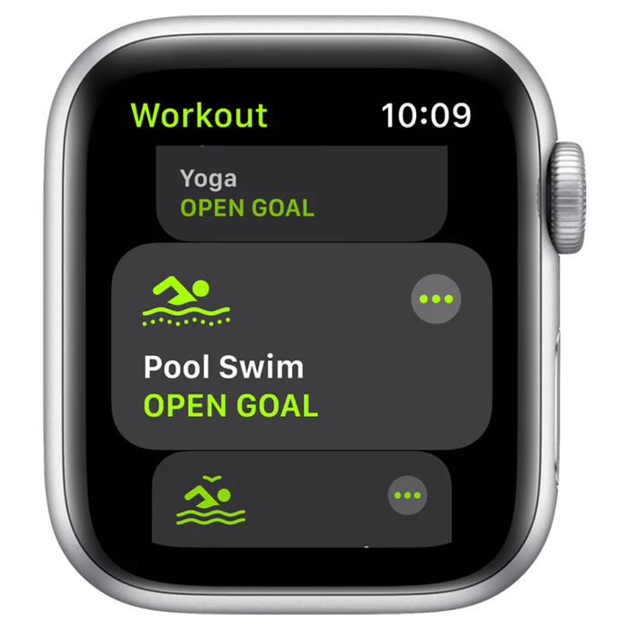 Apple Watch SE (GPS) 40mm Aluminum Case with White Sport Band (Silver) - Refurbished
