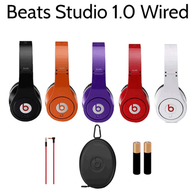 Beats by Dre Studio Wired Headphones Refurbished