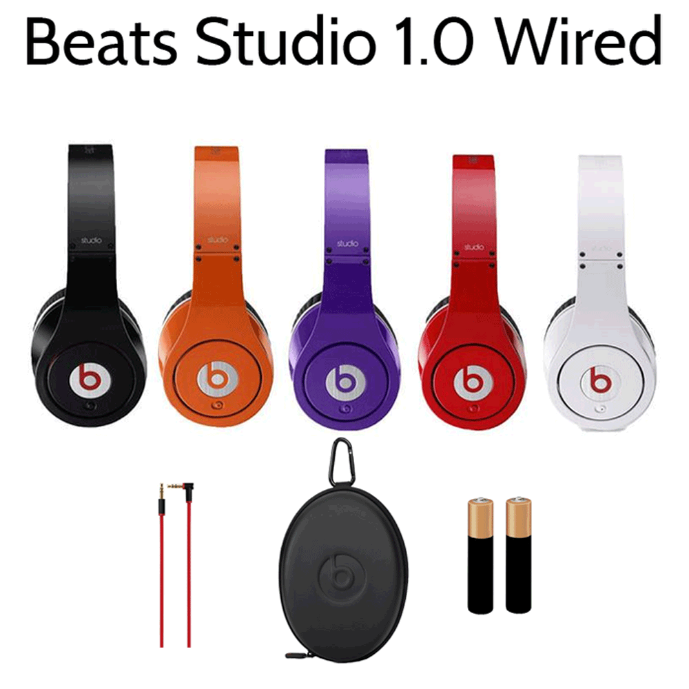 ヘッドホン Beats Studio Wired Beats by Dr. Dre Studio Wired Over-Ear Headphones - Blue