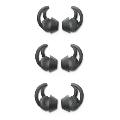 Bose QC30 QC20 Proflight SoundSport Wireless Free StayHear+ Ear Tips Rubber Gels 3 Pairs - Accessories