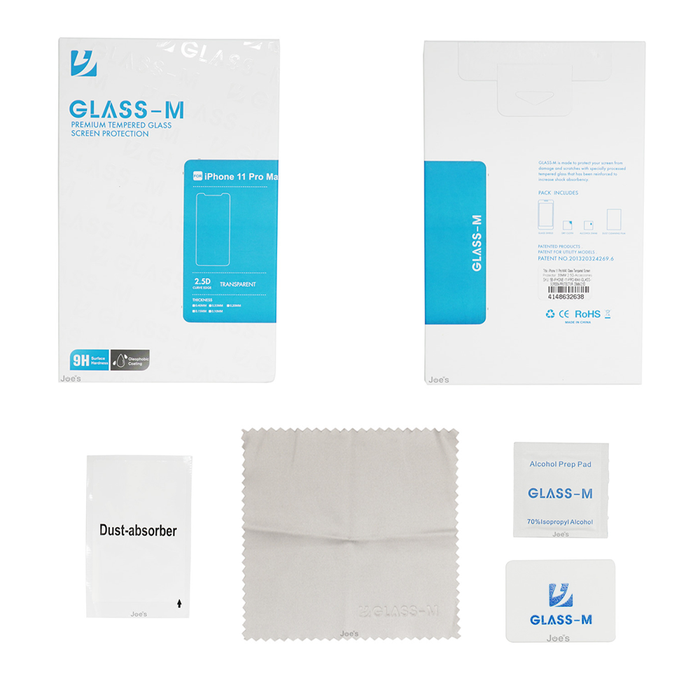 Apple iPhone 6 7 8 X XR XS 11 Tempered Glass Screen Protector 2.5D - Accessories
