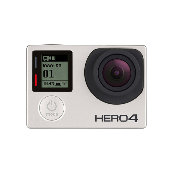 GoPro Hero 4 Silver Action Camera Touch Screen (Silver) - Refurbished
