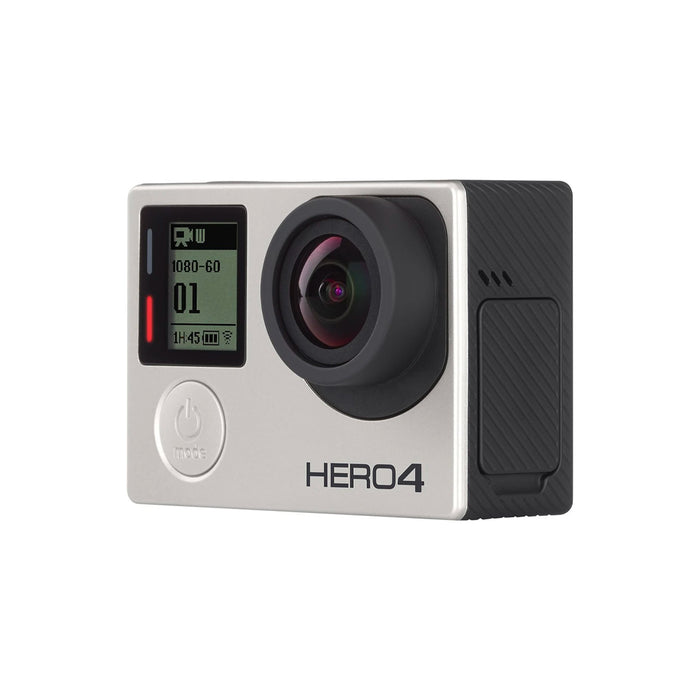 GoPro Hero 4 Silver Action Camera Touch Screen (Silver) - Refurbished