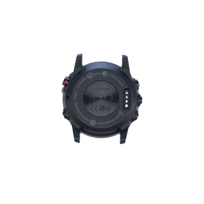 Garmin Fenix 3 Back Main Cover Housing Replacement (Black) - Parts