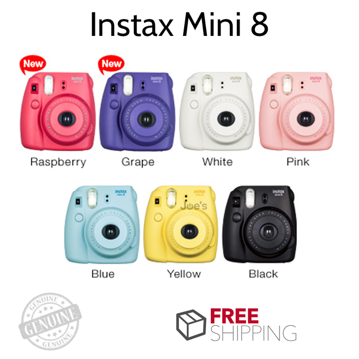 Fujifilm Mini 8 Instax Fuji Instant Film Camera [Refurbished]