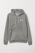JoesGE Swag Zip Up Hoodie Sweater (Gray) - Clothing