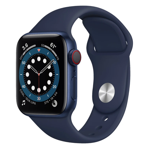 Apple Watch Series 6 (GPS + Cellular) 40mm Aluminum Case (Blue) - Refurbished