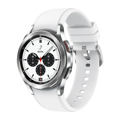 Samsung Galaxy Watch 4 Classic Stainless Steel Smartwatch 42mm BT (Silver) - Refurbished
