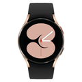 Galaxy Watch 4 Aluminum Smartwatch 40mm LTE Black Band (Gold) - Refurbished