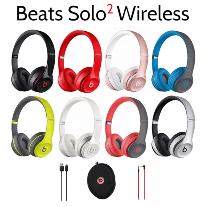 Beats by Dr. Dre Solo 2 Wireless On-Ear Headphones - Refurbished
