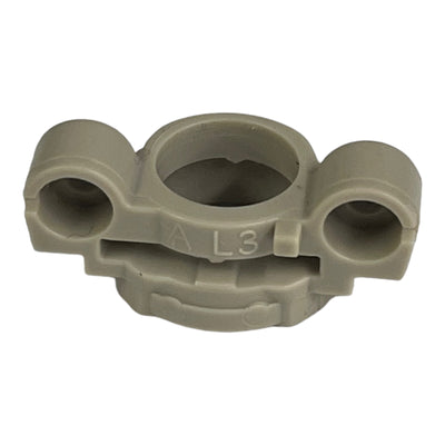 A collection of Sony WH-1000XM3 wireless headphones replacement parts in silver, including a charger port, ear pads, and other components.