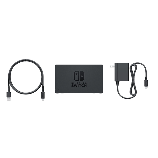 Nintendo Switch Charging Dock Bundle HAC-007 (Black) - Refurbished