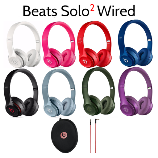 Beats by Dr. Dre Solo 2 Wired On-Ear Headband Headphones - Refurbished