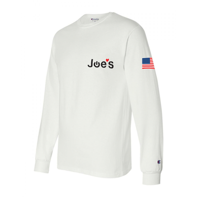 JoesGE Long Sleeve Joes Logo American Flag Shirt - Merchandise