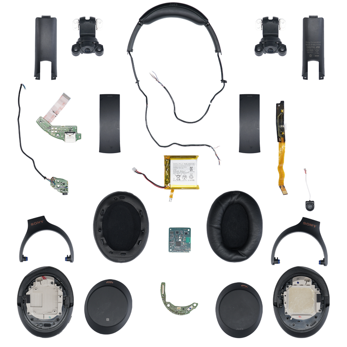 Sony WH-1000XM3 XM3 Wireless Headphones Repair Replacement (Black) - Parts