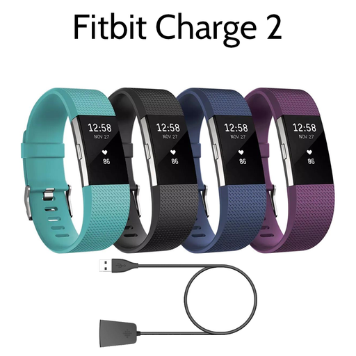 Fitbit Charge 2 HR Fitness Tracker Wristband - Refurbished