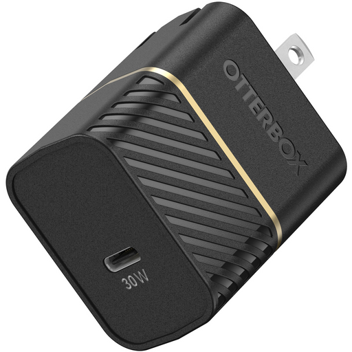 Otterbox USB-C Wall Adapter Charger 30W Fast Charge (Black) - Accessories
