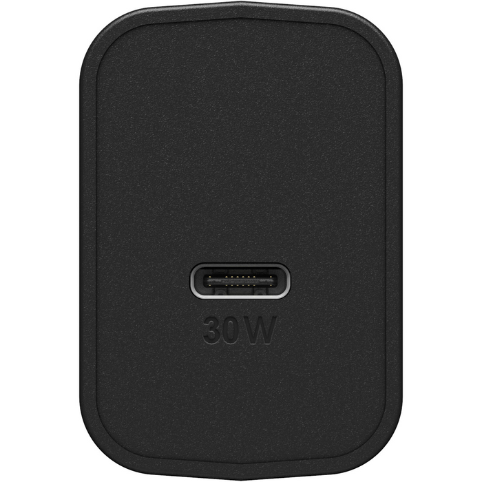 Otterbox USB-C Wall Adapter Charger 30W Fast Charge (Black) - Accessories