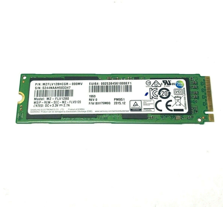 Samsung 128GB SSD Card MZFLV128HCGR-000MV MZ-FLV1280 Repair - Parts