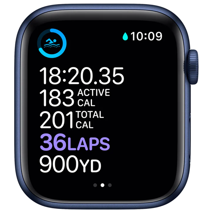 Apple Watch Series 6 (GPS) 44mm Aluminum Case (Blue) - Refurbished